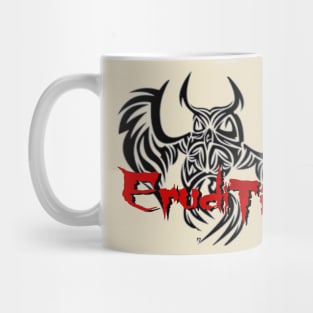 Owl logo red letters Mug